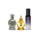 Ajmal Musk Rose And Mukhallat Al Wafa & Ascend EDP Pack of 3 20 ml - Women Perfumes (Edt/Edp)