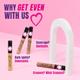 Elle 18 Get Even Concealer, Coral, Buildable Coverage, For Dark Spots & Fine Lines 5.4 ml - Concealer
