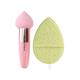 Majestique Facial Cleaning Sponge With Pointed Makeup Sponge - Color May Vary 1's - Sponges & Applicators