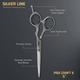 Vega Professional Pro Craft E 5' Silver Line Hairdressing Scissor (VPVSC-19) 1's - Grooming Kits