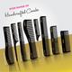 Vega Longitudinal General Grooming Hair Comb for Men and Women, Black (VC2HMBC-112) 2's - Hair Combs