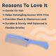 Gubb Detangling Hair Comb (Santorini Hues) Gb-Lh-025 1's - Hair Combs