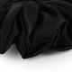 Mueras XL Silk Satin Scrunchie Black 1's - Hair Clips/Bands