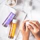 Color Fx Effortless Nail Enamel Remover Acetone free argan oil infused Mandarin R2 50 ml - Nail Polish Remover