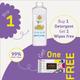 Tiffy & Toffee Baby Laundry Detergent 1 Litre (Buy 1 Get 1 Wipes Free) - Baby Detergents