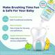 Chicco Kids Toothpaste (6 month to 6 yr) - Apple Banana 50 gm - Toothpaste