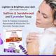 Globus Naturals Saffron & Lavender Skin Brighten Soap 200 gm - Soaps