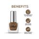 RENEE Glitterati Nail Paint - Ecru Brown 10 ml - Nail Polish