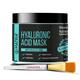 Matra Hyaluronic Acid Mask for face, acne & blackheads - with Dead Sea Mud - Free Face Mask Brush - Facial Exfoliator, Cleanser, Acne Reduction treatment 100 gm - Face Packs
