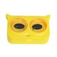 Modisch New fashion Thinking Eyes Contact Lens Case - Yellow 1's - Eyecare Lenses