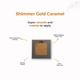 DISGUISE Satin Smooth Eyeshadow Squares, Shimmer Gold Caramel 203 4.5 gm - Eyeshadow, Bases & Primers