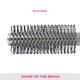Vega Round Brush (R10 - RB) 93 gm - Hair Brushes