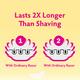 Vi-John Women Feather Touch Hair Removal Cream - Haldi Chandan - Pack of 6 x 40 gm - Lotions & Creams