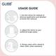 Gubb 360 Degree Vanity Mirror 150 gm - Mirror