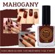 Saba Breathable Long Stay Nail Paint Enriched with Argan Oil Mahogany 12 ml - Nail Polish