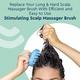 GUBB Stimulating Scalp Massager Brush, Shampoo Brush with Soft Silicone Bristles 1's - Hair Brushes