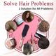 Majestique Prime Black Hair Brush 8 Row Flat Series, Bio-Friendly Detangling Brush 1's - Hair Brushes