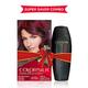 Revlon Colorsilk Hair Color with Keratin 3D Color No Ammonia- 3DB Deep Burgundy 91.8ml + Outrageous Shampoo free 90 ml 1's - Crème