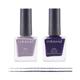 Colorsoul Bliss Vegan Nail Enamel, Purple Water, Indigo Wine, B07, B09 (Pack of 2 x 8 ml) 1's - Nail Polish