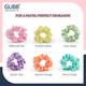 GUBB Satin Scrunchies - (Pack of 6) 1's - Hair Clips/Bands