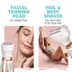 LetsShave Evior Face and Body Trimmer Set for Women with 2 Year Warranty - Womens Trimmer with Foil Shaver 1's - Shaving & Hair Removal