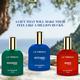 La French Hooked, Hitched and Hope Perfume Gift Set for Men 90 ml - Men Perfumes (Edt/Edp)