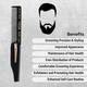 Vega Beard Comb (HMBC - 222F) 22 gm - Hair Combs