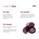 Love Earth Lip Tint & Cheek Tint Multipot - Pink From Inside - Purple 8 gm - Lip Stains & Tints