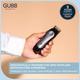 GUBB Cordless Beard Trimmer with 5 Level Settings, High Performance Stainless Steel Blades - (GB-9018) Black-Silver 1's - Trimmers