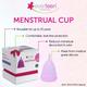 everteen Small Menstrual Cup for Periods in Women - 1 Pack (23ml Capacity) 1's - Menstrual Cups