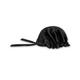 Mueras Silk Satin Hair Bonnet Black 1's - Hair Clips/Bands