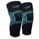 AccuSure Orthopedic Pain Relief Knee Support - Black & Green (S) 1's - Knee/Leg Supports