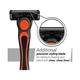 Zlade Hyperglide 5 Lubricating Strip with Aloe Vera Titanium and Cromium Coated Flexible Blades Shaving Razor for Men 1's - Razors & Cartridges