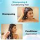Vega Hair Scalp Massager Shampoo Brush for Manual Head Massager for Men and Women, (SSB-03) 90 gm - Hair Brushes