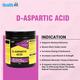 Healthvit Fitness D-Aspartic Acid Powder - Unflavoured 300 gm - Workout Essentials