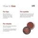 Love Earth Lip Tint & Cheek Tint Multipot-Watch Me Slay - Caramel Brown 8 gm - Lip Stains & Tints