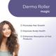 Saturn By GHC Derma Roller With 540 Titanium Alloy Micro Needles 340 gm - Derma Rollers