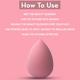 Jaquline USA Regular Beauty Blender Baby Pink 20 gm - Sponges & Applicators