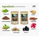 Love Earth 60 Days Tea-Tox Combo For Long Hair & Glowing Skin 60 gm - Weight Loss