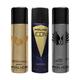 Police Millionaire + Icon + Titanium Wings Deodorant Spray - For Men 600 ml - Men Deodorants/Roll-Ons