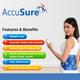 AccuSure Orthopaedic Fast Heating Belt - Blue (Regular) 1's - Back/Abdomen Supports
