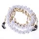 Modisch White Pearls Small Moti Chain Sunglasses Chain (JC-1409) 1's - Wearables Sunglasses