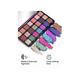 Swiss Beauty Major One Palette-Multi 20 gm - Eye Shadow Palettes