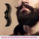 Vega Moustache Comb for Men, Pocket-Size Comb for Hair (VC2HMBC-195) 2's - Hair Combs