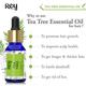 Rey Naturals Tea Tree and Rosemary Essential Oil 15ml each 2's - Essential Oils