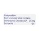 MICTUEASE 25mg Tablet 10's - Urinary Retention-Oth