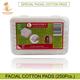 Majestique Facial Cotton Pads Cosmetic Facial Care Cleansing Square Tissues for Skin Care 150gm 250's - Facial Wipes & Tissues