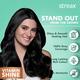 Streax Hair Colour - Natural Black (60gm+60ml+20gm) 1's - Crème