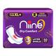 NIINE Ultra Thin Dry Comfort Sanitary Napkins XL+ (320mm) 50's - Sanitary Napkins