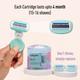 Sirona 5 Blade Mini Travel Cartridge Hair Removal Razor 1's - Shaving & Hair Removal